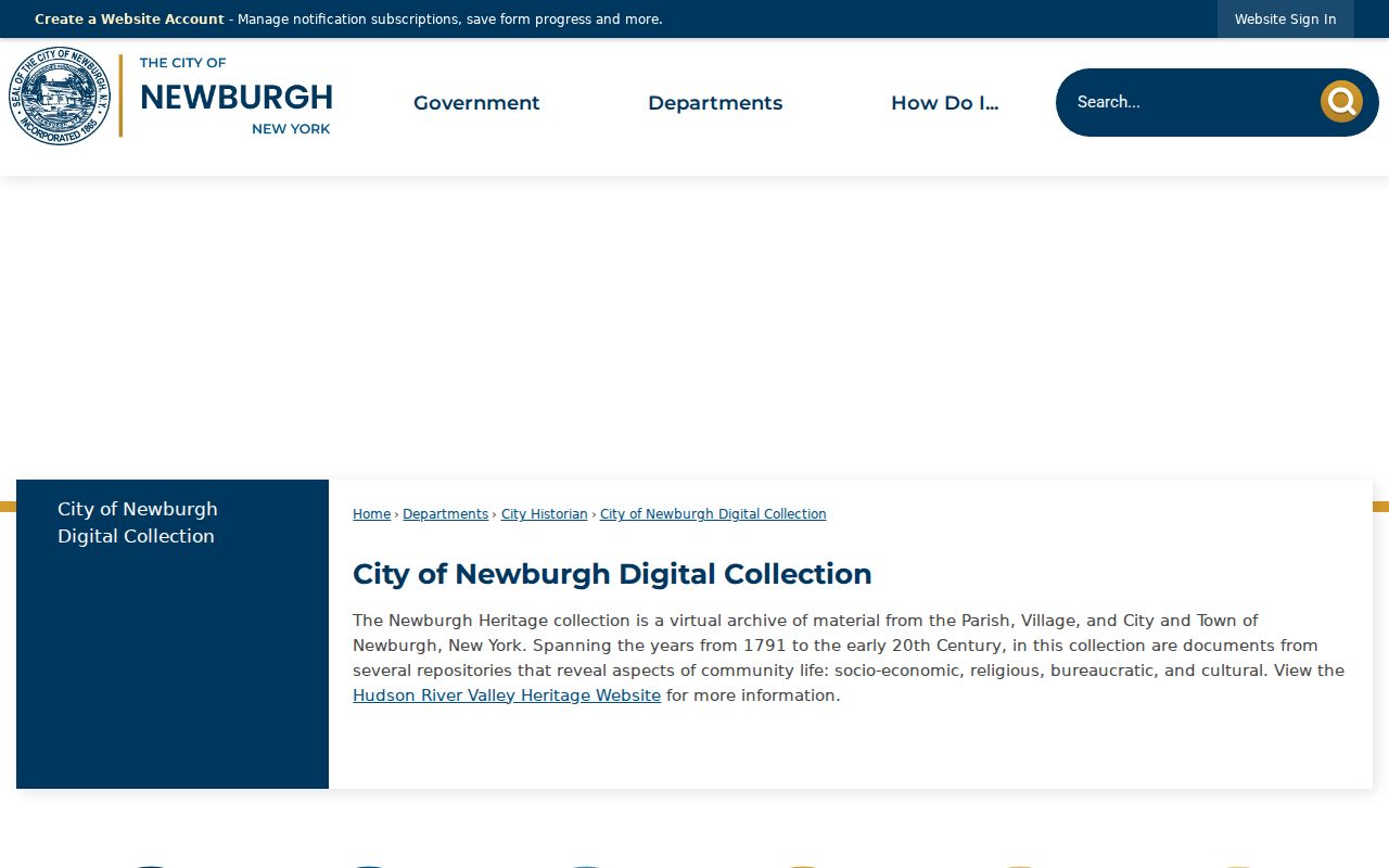 New Windsor historical directory research in the Newburgh digital collection