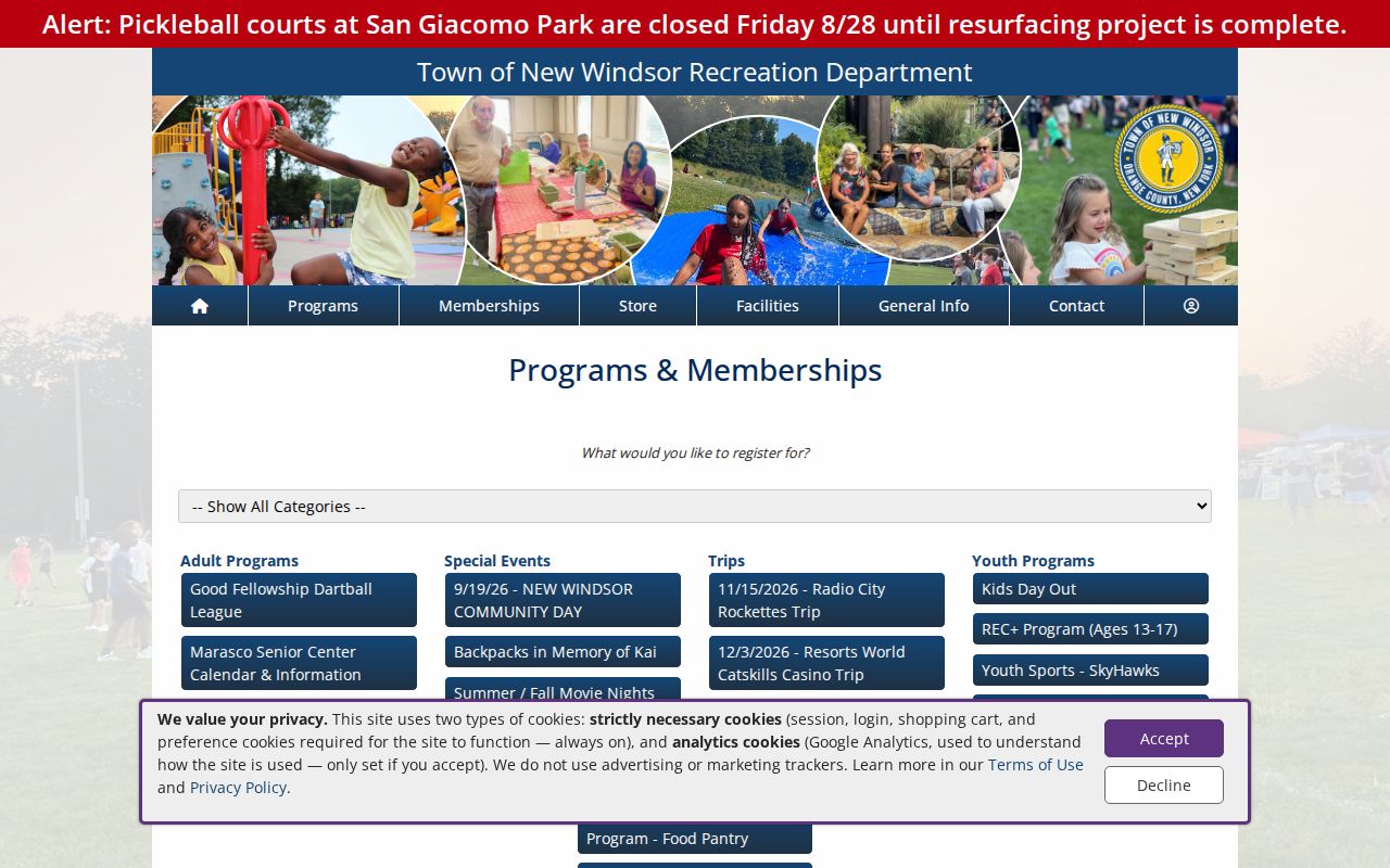 New Windsor neighbors community programs directory