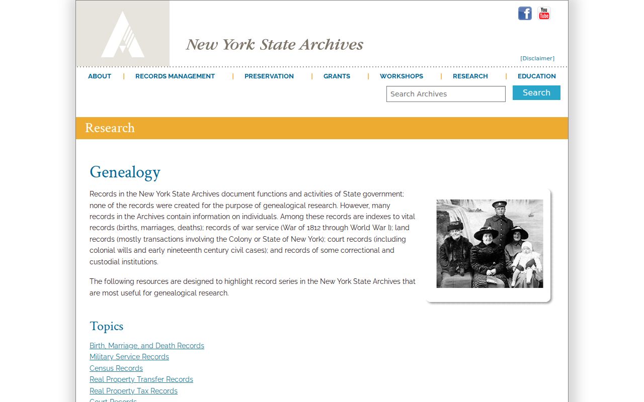 New Windsor past-resident New York Archives genealogy resources